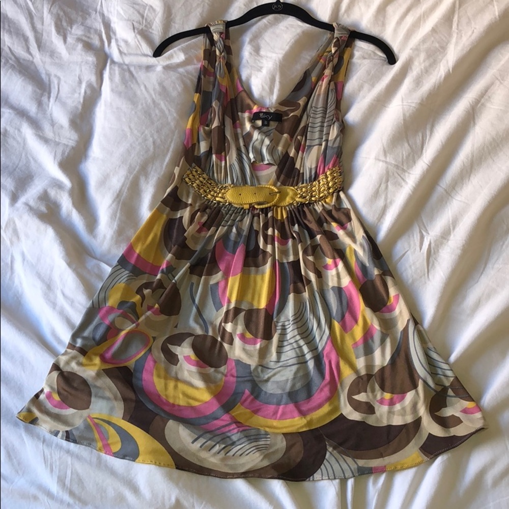 Sky retro style dress